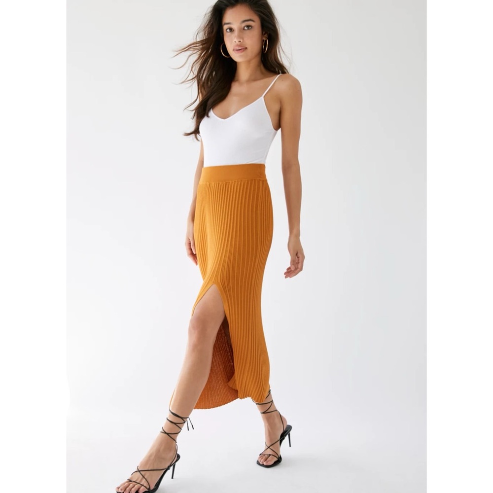 🏷️ SOLD • WILFRED • Zeta Skirt in Cairo Gold • XS - Picture 10 of 11